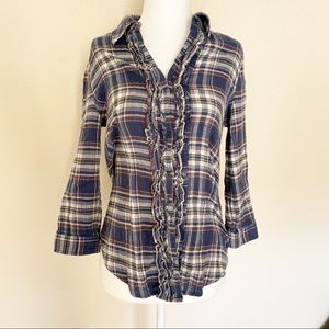 DmBm Plaid Flannel Button Up